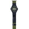 Reloj Casio W-219HB-3AV de cuarzo con correa de tela digital verde estándar para hombre