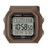 Reloj Casio Digital Brown con doble hora y correa de resina de cuarzo W-800H-5AV 100M para hombre