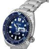 Reloj para hombre Seiko Prospex The Great Blue Turtle PADI Edicií³n especial con esfera azul automí¡tico Diver',s SRPK01K1 200M