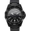 Reloj para hombre Armani Exchange de acero inoxidable negro con esfera gris y cuarzo AX1952 100M