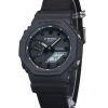 Reloj Casio G-Shock analógico digital con correa de tela ecológica y esfera negra de cuarzo GA-2100BCE-1A 200M para hombre