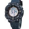 Reloj Casio ProTrek Climber Line digital con correa de silicona azul Tough Solar PRG-340SC-2 100M para hombre