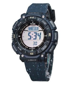 Reloj Casio ProTrek Climber Line digital con correa de silicona azul Tough Solar PRG-340SC-2 100M para hombre