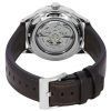 Reloj Seiko Presage Style60's GMT con correa de piel de becerro y esfera negra automático SSK013J1 para hombre