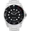 Reloj para hombre Gucci Dive XL de acero inoxidable con esfera negra y cuarzo Diver',s YA136208A 200M