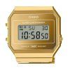 Reloj unisex Casio Vintage Digital dorado de acero inoxidable y cuarzo A700WEVG-9A