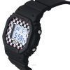 Reloj Casio Baby-G Skater Fashion digital con correa de resina negra de cuarzo BGD-565GS-1 100M para mujer