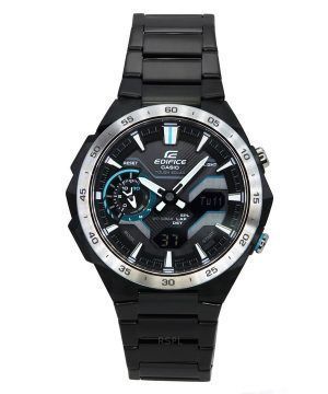 Reloj para hombre Casio Edifice Windflow analógico digital Smartphone Link esfera negra Solar ECB-2200DD-1A 100M