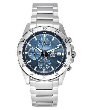 Reloj para hombre Casio Edifice analógico estándar cronógrafo acero inoxidable esfera azul cuarzo EFR-526D-2A 100M