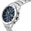 Reloj para hombre Casio Edifice analógico estándar cronógrafo acero inoxidable esfera azul cuarzo EFR-526D-2A 100M