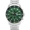 Reloj para hombre Casio Edifice analógico estándar cronógrafo acero inoxidable esfera verde cuarzo EFR-526D-3A 100M