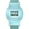 Reloj Casio G-Shock digital orgánico azul con correa de tela de resina de base biológica y cuarzo GMD-S5600CT-3 200M para mujer