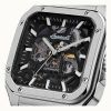 Reloj para hombre Ingersoll The Ollie de acero inoxidable con esfera esquelética negra y automático I14501