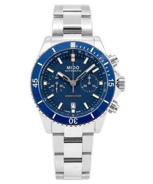 Mido Ocean Star Cronógrafo Titanio Azul Dial Automático Diver&#39,s M026.627.44.041.00 200M Reloj para hombre