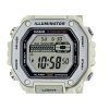 Reloj Casio Standard Digital de cuarzo con correa de resina blanca MWD-110H-8AV 100M para hombre