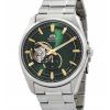 Reloj para hombre Orient Contemporary de acero inoxidable con corazón abierto y esfera verde automático RA-AR0008E10B