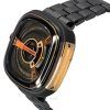 Sevenfriday M-series rustfrit stål sort skive automatisk M2/02M SF-M2-02M herreur