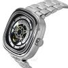 Sevenfriday P-Series NFC Black And White Open Heart Dial Automatisk P1B/01M SF-P1B-01M herreur