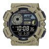 Reloj Casio Digital con correa de resina de cuarzo WS-1500H-5BV 100M para hombre