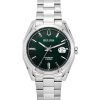 Reloj Bulova Surveyor de acero inoxidable con esfera verde automático 96B429 para hombre