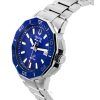 Reloj para hombre Bulova Marine Star Precisionist de acero inoxidable con esfera azul y cuarzo Diver's 96B433 200M