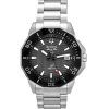 Reloj para hombre Bulova Marine Star de acero inoxidable con esfera negra y cuarzo Precisionist Diver',s 96B434 200M