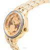 Reloj para mujer Bulova Classic Crystal Phantom Gold Tone de acero inoxidable con esfera color champán y cuarzo 97L176