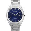 Reloj para hombre Citizen Eco-Drive de acero inoxidable con esfera azul oscuro BM7600-81L 100M