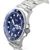 Reloj para hombre Fossil Blue Dive de acero inoxidable con esfera azul y cuarzo FS6029 100M