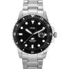 Reloj para hombre Fossil Blue Dive de acero inoxidable con esfera negra y cuarzo FS6032 100M