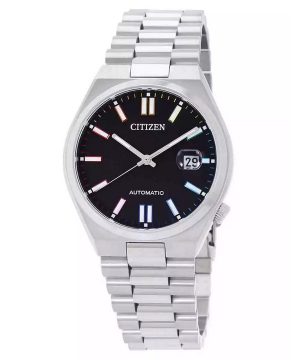 Reloj para hombre Citizen Tsuyosa de acero inoxidable con esfera negra y automático NJ0151-53E