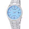 Reloj Citizen Tsuyosa automático con esfera azul de acero inoxidable NJ0151-53L para hombre