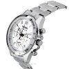 Reloj Seiko Spirit Cronógrafo de acero inoxidable con esfera plateada y cuarzo SBTR009 100M para hombre