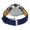 Reloj para hombre Seiko Spirit cronógrafo con correa de cuero y esfera azul de cuarzo SBTR019 100M