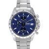 Reloj para hombre Seiko Spirit cronógrafo de acero inoxidable con esfera azul y cuarzo SBTR023 100M