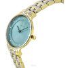 Reloj Skagen Anita Lille de dos tonos de acero inoxidable con esfera verde y cuarzo SKW3132 para mujer