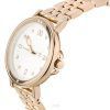 Reloj Skagen Signatur Lille Sport de acero inoxidable en tono dorado rosa con esfera plateada y cuarzo SKW3136 para mujer