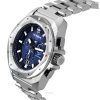 Victorinox Swiss Army INOX Cronógrafo Acero inoxidable Esfera azul Cuarzo Diver's 241985 200M Reloj para hombre