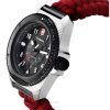 Victorinox Journey 1884 Edición limitada Correa Paracord Esfera negra Cuarzo Diver's 242016-1 200M Reloj para hombre con jue