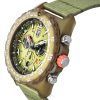 Luminox Bear Grylls Survival ECO Master Cronógrafo Esfera verde Cuarzo Diver',s XB.3757.ECO 200M Reloj para hombre