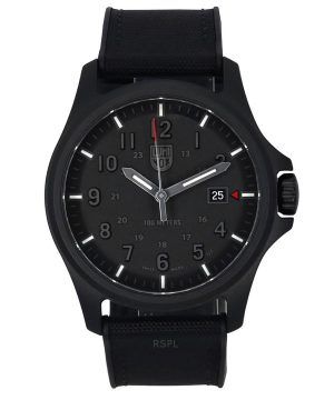 Luminox Atacama Field Urban Adventure Correa de caucho Esfera negra Cuarzo XL.1961 100M Reloj para hombre