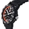 Luminox Leatherback SEA Turtle Correa de poliuretano gigante Esfera negra Cuarzo XS.0329.1 100M Reloj para hombre