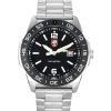 Reloj Luminox Pacific Diver de acero inoxidable con esfera negra y cuarzo XS.3122 200M para hombre