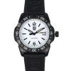 Reloj para hombre Luminox Pacific Diver Ripple con correa de caucho y esfera blanca de cuarzo XS.3127M 200M