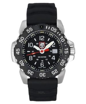 Reloj para hombre Luminox Navy Seal RSC con correa de caucho y esfera negra de cuarzo Diver's XS.3251.CB 200M