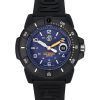 Reloj para hombre Luminox Navy Seal Foundation con correa de caucho y esfera azul de cuarzo Diver's XS.3602.NSF 200M