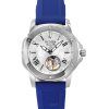 Reloj Bulova Marine Star con correa de silicona y esfera de nácar automático 96L324 100M para mujer