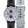 AVI-8 Hawker Hurricane Classic Cronógrafo Reloj de cuarzo con esfera gris AV-4011-0V para hombre con correa adicional