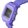 Reloj Casio Baby-G Plus Digital 30.º aniversario con correa de resina morada de cuarzo BGD-10K-6 100M para mujer con soporte esp