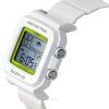 Reloj Casio Baby-G Plus Digital 30.º aniversario con correa de resina blanca de cuarzo BGD-10K-7 100M para mujer con soporte esp